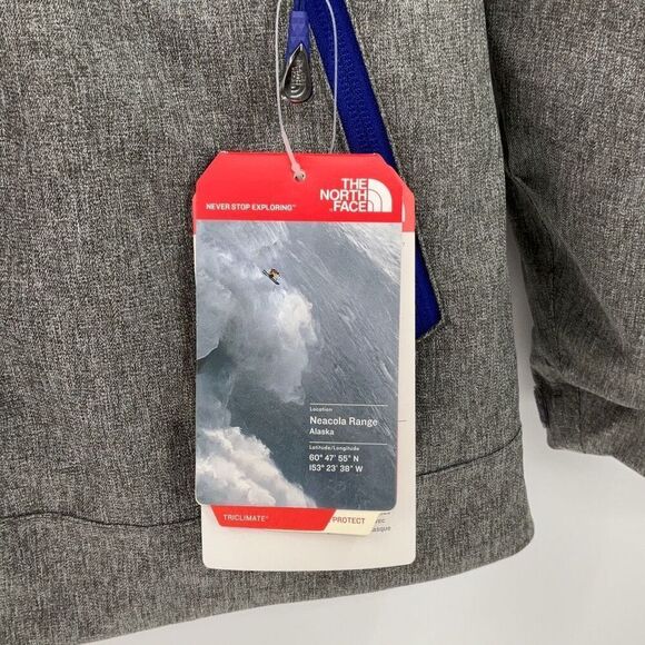 The North Face Gray Long Sleeve Full Zip Insulated Ski Jacket Size Small - Picture 4 of 12